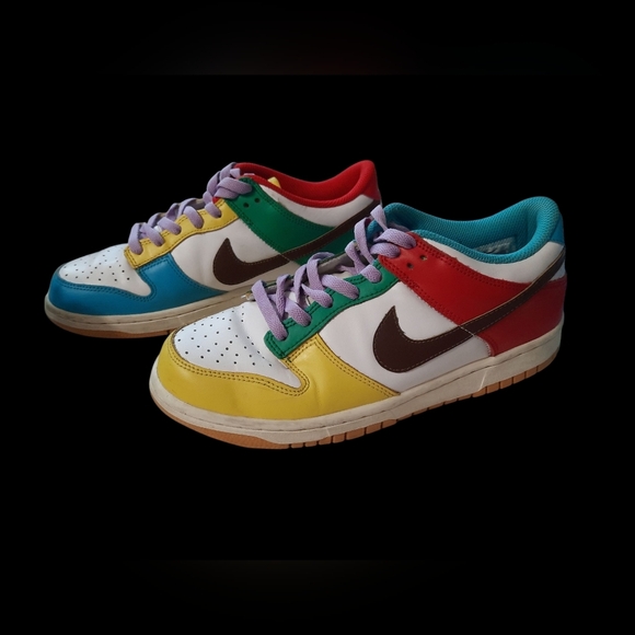 Nike Dunk Colorful Low-Top Sneakers Size 7 Youth - Picture 14 of 14